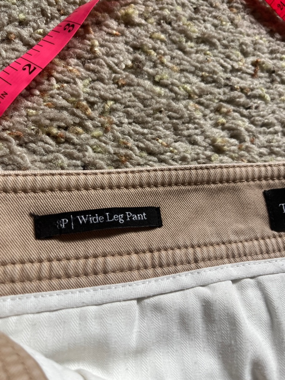 Talbots Misses Wide-Leg Chinos in Light Tan - Picture 7 of 7